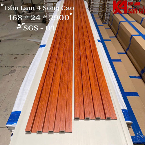 Tấm Ốp Tường Lam 4 Sóng Cao SG-01